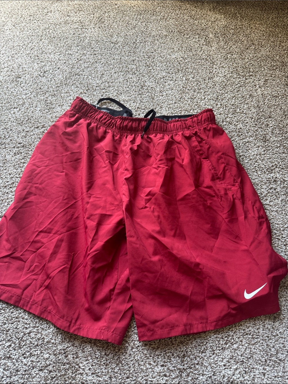 Nike Men’s Red Athletic Training Shorts